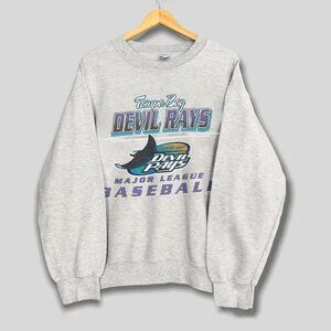 Vintage Tampa Bay Rays Baseball Sweatshirt, Retro MLB Tampa Bay Rays Shirt Tee